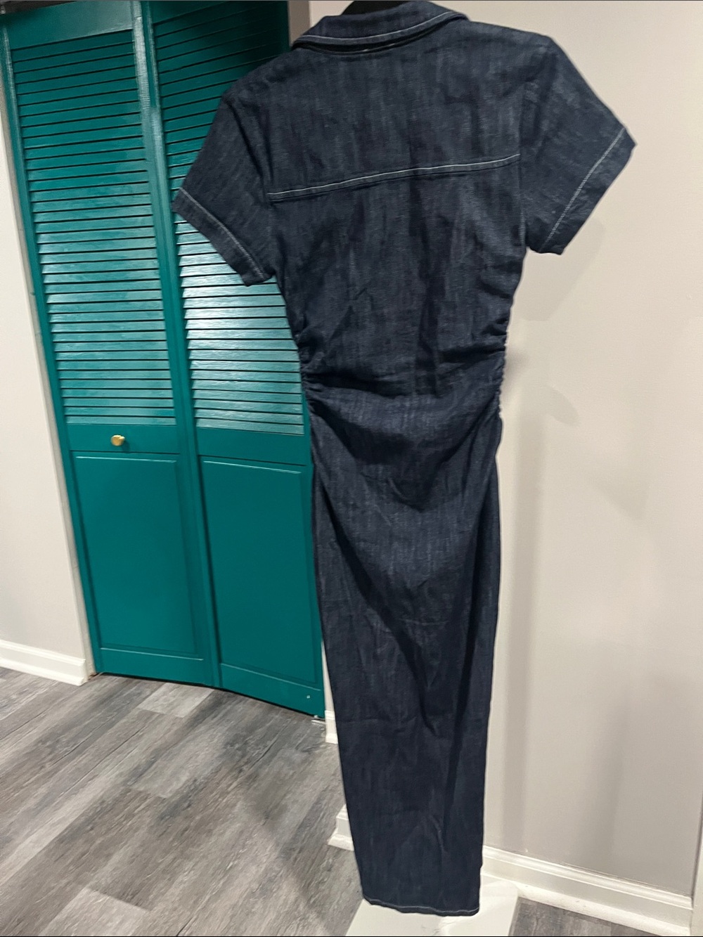 Anthropologie NWT Greer Denim Midi Shirtdress by Pilcro - Picture 7 of 7
